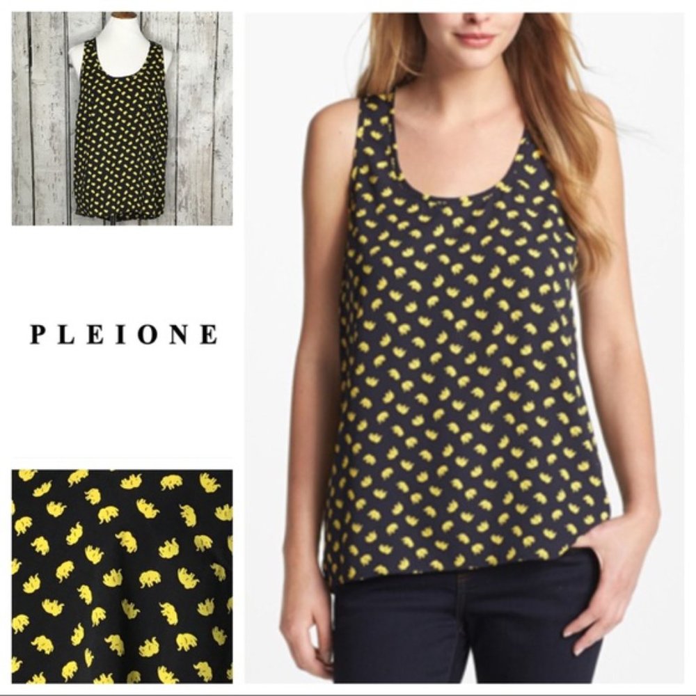 Pleione/Nordstrom Elephant Razorback Tank XL